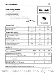 BAS116LT1-D datasheet pdf ON Semiconductor