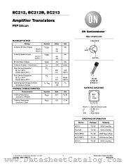 BC212-D datasheet pdf ON Semiconductor