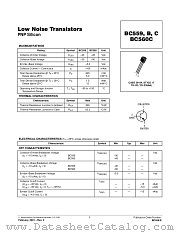 BC559-D datasheet pdf ON Semiconductor