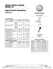 BC635-D datasheet pdf ON Semiconductor