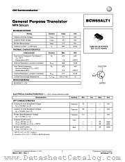 BCW65ALT1-D datasheet pdf ON Semiconductor