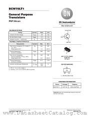BCW70LT1-D datasheet pdf ON Semiconductor