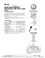 BS108-D datasheet pdf ON Semiconductor