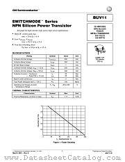 BUV11-D datasheet pdf ON Semiconductor