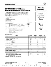 BUX48-D datasheet pdf ON Semiconductor