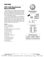 CS5150H-D datasheet pdf ON Semiconductor