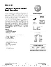 CS5151H-D datasheet pdf ON Semiconductor