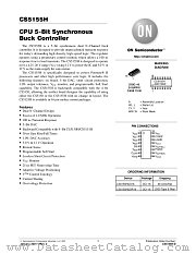 CS5155H-D datasheet pdf ON Semiconductor
