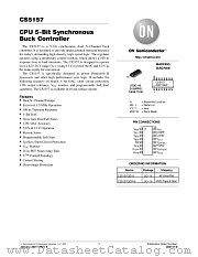 CS5157-D datasheet pdf ON Semiconductor