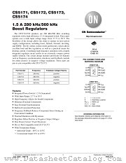 CS5171-D datasheet pdf ON Semiconductor
