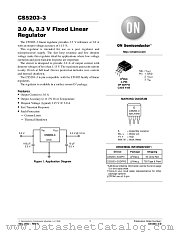 CS5203-3-D datasheet pdf ON Semiconductor