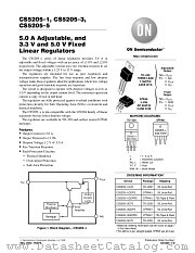 CS5205-1-D datasheet pdf ON Semiconductor