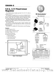 CS5205-2-D datasheet pdf ON Semiconductor