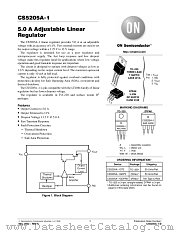 CS5205A-1-D datasheet pdf ON Semiconductor