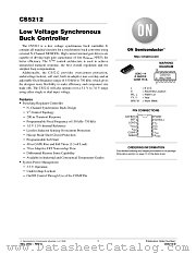 CS5212-D datasheet pdf ON Semiconductor
