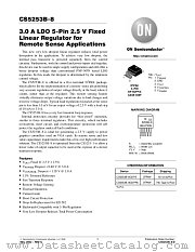 CS5253B-8-D datasheet pdf ON Semiconductor