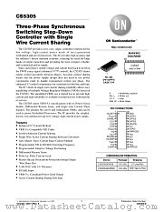 CS5305-D datasheet pdf ON Semiconductor
