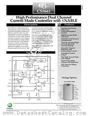CS5661-D datasheet pdf ON Semiconductor