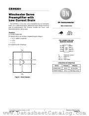 CS59201-D datasheet pdf ON Semiconductor
