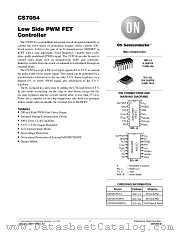 CS7054-D datasheet pdf ON Semiconductor