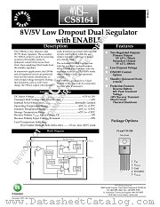 CS8164-D datasheet pdf ON Semiconductor