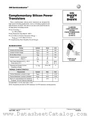 D44VH-D datasheet pdf ON Semiconductor