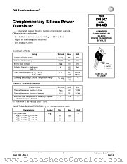 D45C-D datasheet pdf ON Semiconductor