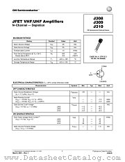 J308-D datasheet pdf ON Semiconductor