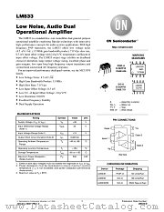 LM833-D datasheet pdf ON Semiconductor
