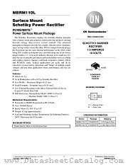 MBRM110L-D datasheet pdf ON Semiconductor