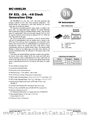 MC100EL39-D datasheet pdf ON Semiconductor