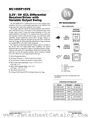 MC100EP16VS-D datasheet pdf ON Semiconductor
