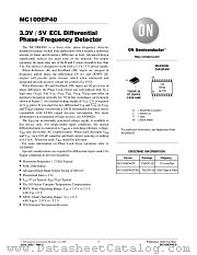 MC100EP40-D datasheet pdf ON Semiconductor