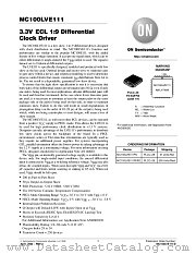 MC100LVE111-D datasheet pdf ON Semiconductor