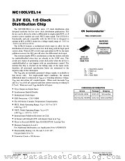 MC100LVEL14-D datasheet pdf ON Semiconductor
