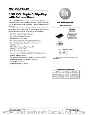 MC100LVEL30-D datasheet pdf ON Semiconductor