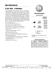 MC100LVEL32-D datasheet pdf ON Semiconductor