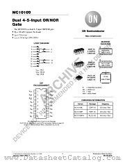 MC10109-D datasheet pdf ON Semiconductor