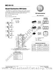 MC10113-D datasheet pdf ON Semiconductor