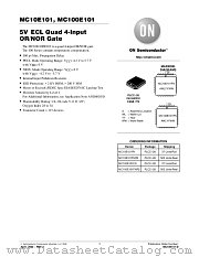 MC10E101-D datasheet pdf ON Semiconductor