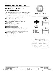 MC10E104-D datasheet pdf ON Semiconductor