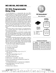 MC10E195-D datasheet pdf ON Semiconductor