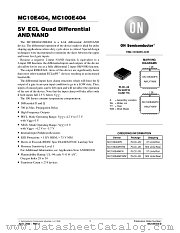 MC10E404-D datasheet pdf ON Semiconductor