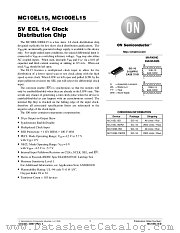 MC10EL15-D datasheet pdf ON Semiconductor