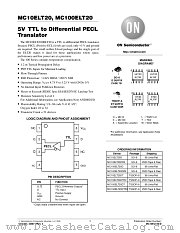 MC10ELT20-D datasheet pdf ON Semiconductor