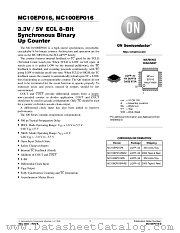 MC10EP016-D datasheet pdf ON Semiconductor
