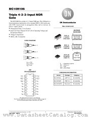 MC10H106-D datasheet pdf ON Semiconductor
