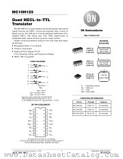 MC10H125-D datasheet pdf ON Semiconductor