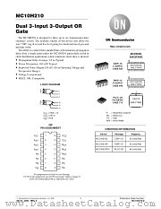 MC10H210-D datasheet pdf ON Semiconductor