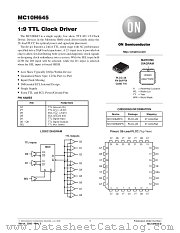 MC10H645-D datasheet pdf ON Semiconductor